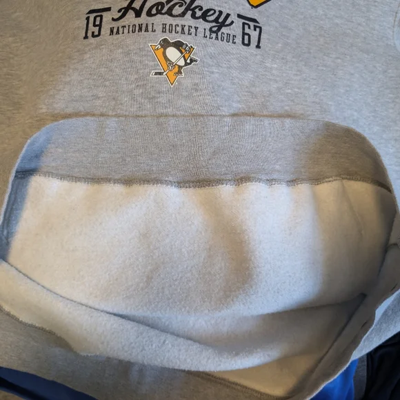 Gray Pittsburgh Penguins Hockey Hoodie - Picture 8 of 10
